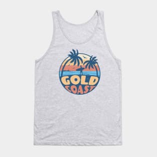 Vintage Surfing Gold Coast, Australia // Retro Summer Vibes // Grunge Surfer Sunset Tank Top